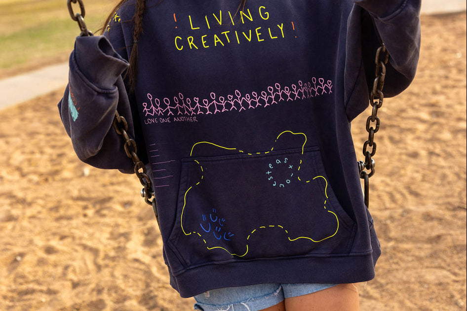 !LIVING CREATIVELY! hoodie